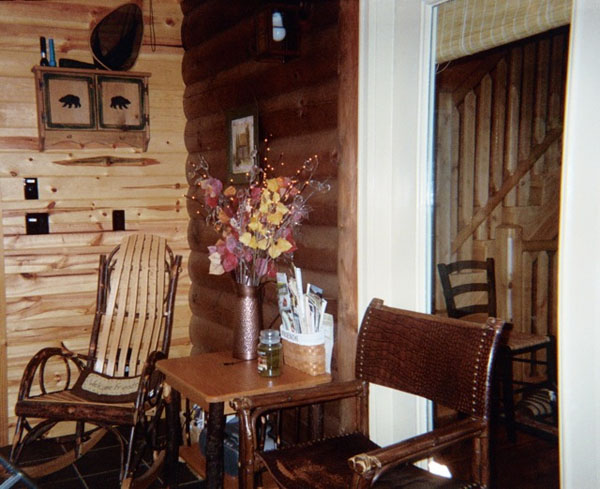 creekside sitting area